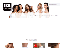 Tablet Screenshot of jkbbodywear.nl